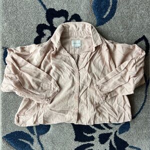 american eagle button up